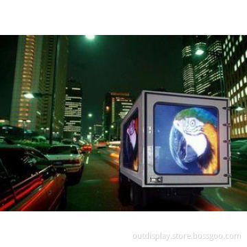 1R1G1B Outdoor Truck Mobile LED Display Panel for Advertisi